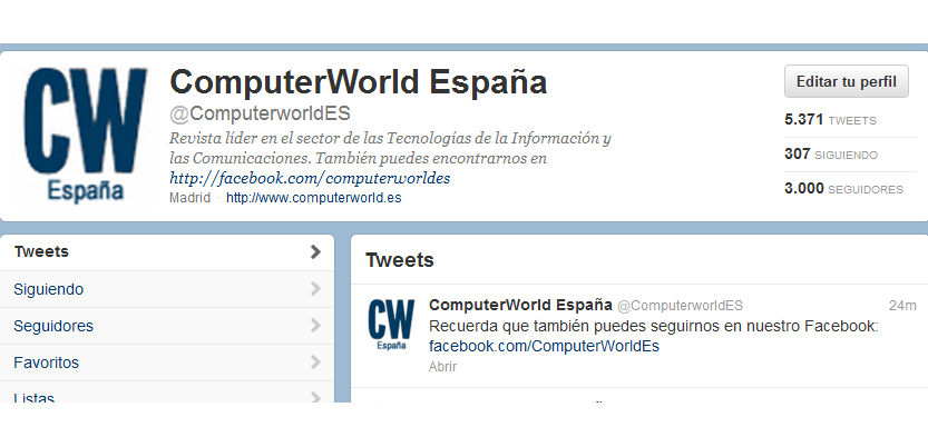 twitter computerworld